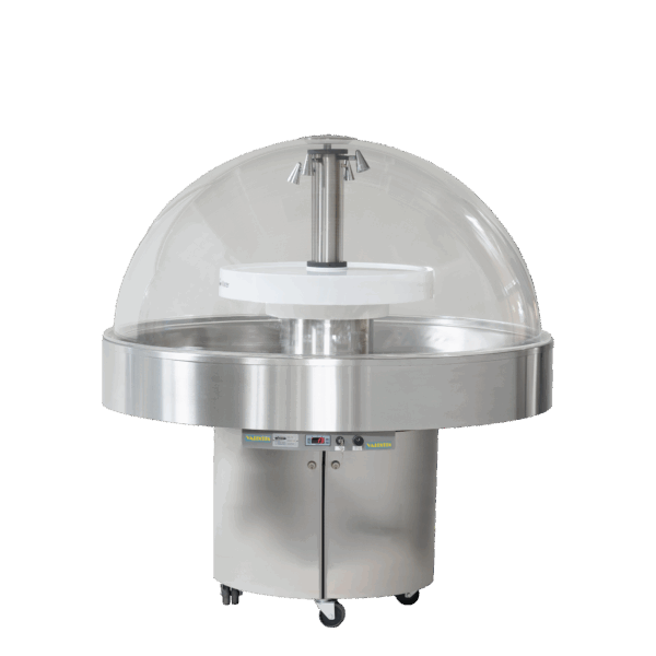 Stainless steel cooling dome Ø 111 cm