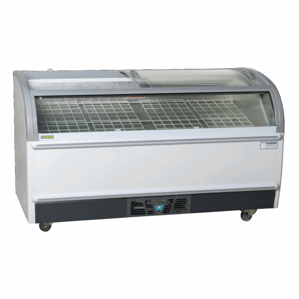 Freezer display case round glass 170 cm - Image 2