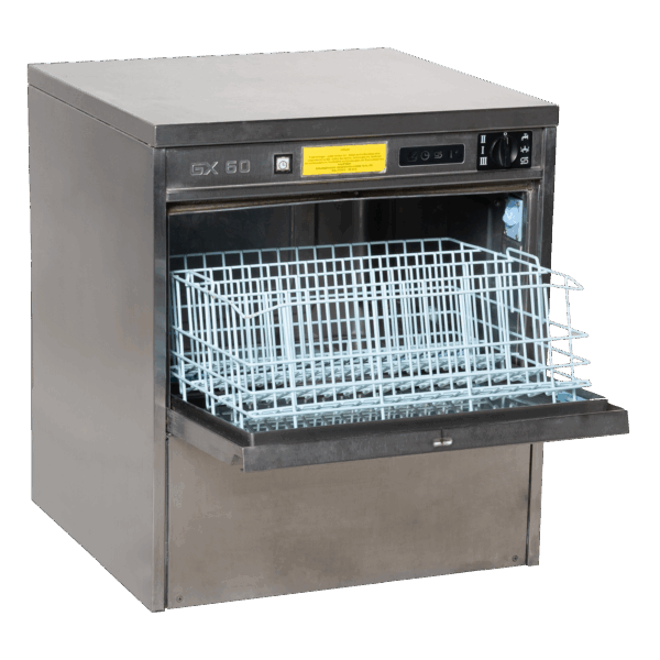 Glasswasher 400 V, interchangeable basket - Image 2
