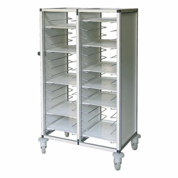 Tablettwagen / 30 Etagen